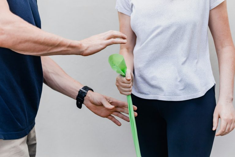 Physical therapy session at Tailor-Made Physical Therapy in O’Fallon, IL